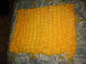 Copertina neonati lana fatta a mano