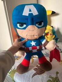 Peluche Capitan America altezza 45 cm