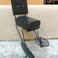 sediolino bicicletta bambini vintage retrò 