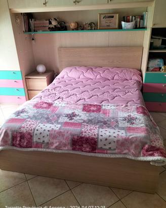 Letto contenitore Ikea una piazza e mezza francese