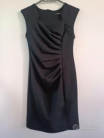 vestito nero donna smanicato 