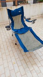 brandina da campeggio in alluminio richiudibile ad