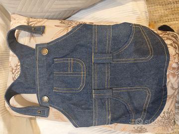 Vestito salopette cane piccolo