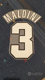 Nameset #3 MALDINI maglia Milan Home 1998/1999
