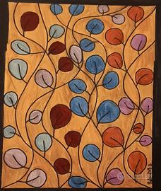 Quadro Moderno "Eucalipto Solare" - Opera Original