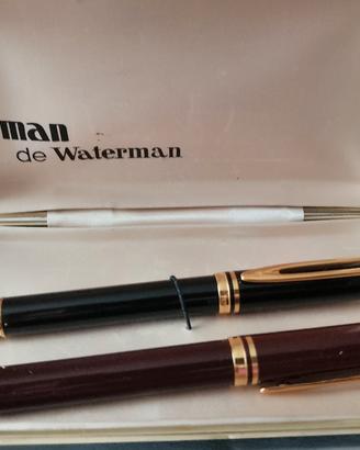 2 stilografiche Waterman Le Man 200