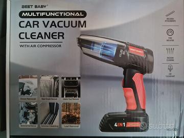 Aspirapolvere portatile 4 in 1 compressore auto 
