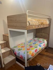 Struttura letto a soppalco