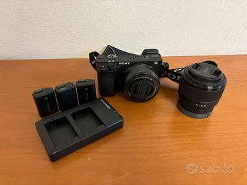Sony Alpha 6300 + Lente Pancake + Lente 1.8/50