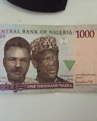 banconota nigeriana 1000 Naira   UNC 
