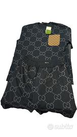 Compelto estivo Nero Monogram Gucci L