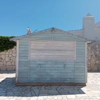 Chiosco in legno da giardino con ribaltina
