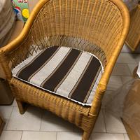 Poltrona in Vimini/Rattan