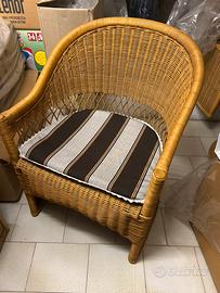 Poltrona in Vimini/Rattan