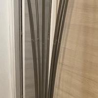 Appendiabiti in acciaio satinato – design moderno