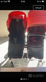 Passeggino gemellare convertibile