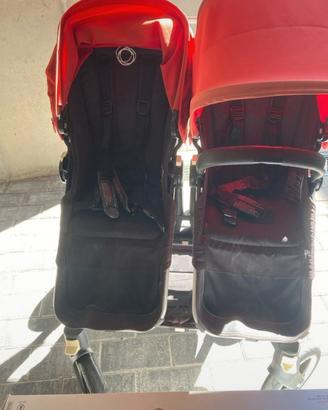 Passeggino gemellare convertibile