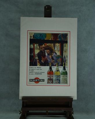 Stampa Pubblicitaria Martini anni'60