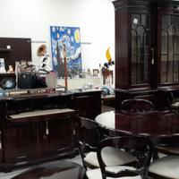 Codice: 6031  SALA STILE INGLESE IN LEGNO DI MOGAN