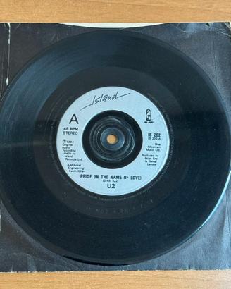 U2 - Pride (In The Name Of Love) - 45 Giri Vinile