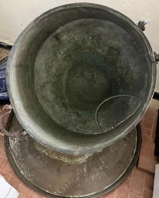 Vaso in rame grosso