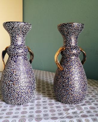 Coppia vasi ceramica fiorentina