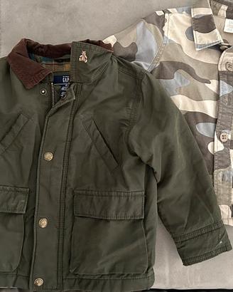 GAP bambino – Giacca British + Camicia camouflage