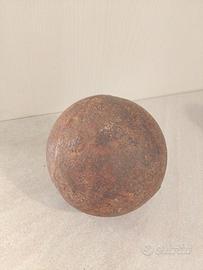 palla di cannone  di ferro 