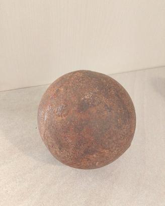 palla di cannone  di ferro 