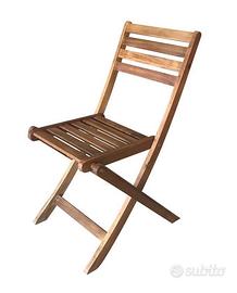 Tavolo da giardino   + 6 sedie pieghevoli