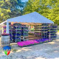 Tendoni 6 x 12mt. pvc 550  ignif.per uso invernale