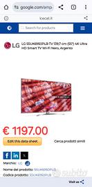 Lg smart tv 55" 4k Qled