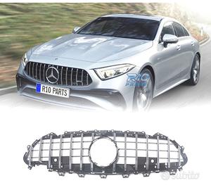 GRIGLIA PER MERCEDES W257 18-24 LOOK GTR NERO CROM