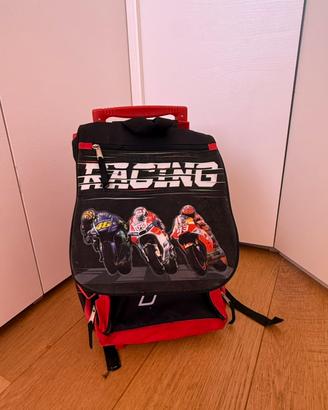 Zaino Trolley Scuola "Racing" (MotoGP / Moto)