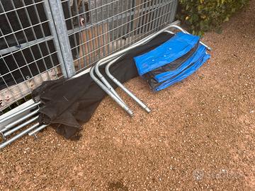 Trampolino elastico giardino