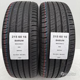2 gomme 215 60 16 barum a1567