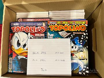 Topolino - Lotto 395 fumetti + numeri vintage