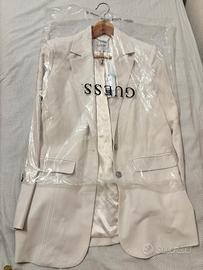 Blazer Guess panna/avorio con bottoni logo