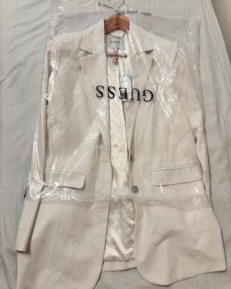 Blazer Guess panna/avorio con bottoni logo