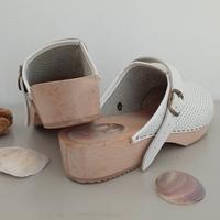 Zoccoli legno vintage clogs legno 39