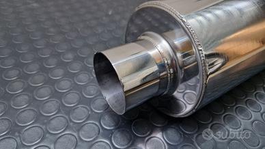 SILENZIATORE TONDO AUTO CENTRALE UNIVERSALE TUNING