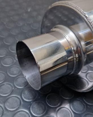 SILENZIATORE TONDO AUTO CENTRALE UNIVERSALE TUNING