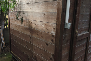 Casetta in legno grande nuova pedana ferro