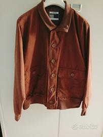 GIUBBOTTO UOMO BRUGI TESSUTO SCAMOSCIATO TG 54