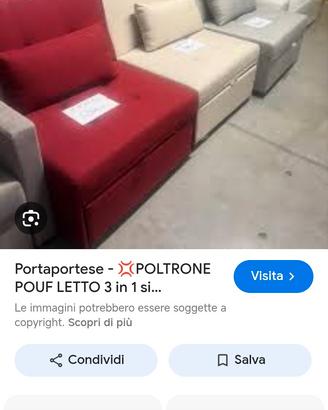 divano letto monoposto