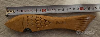 Apribottiglie legno pesce Rovinj