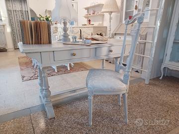 scrittoio rifatto in stile shabby 