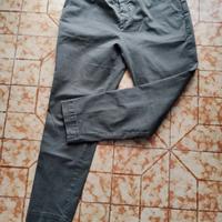 Pantaloni uomo verde scuro slim fit taglia 32 – el