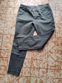 Pantaloni uomo verde scuro slim fit taglia 32 – el