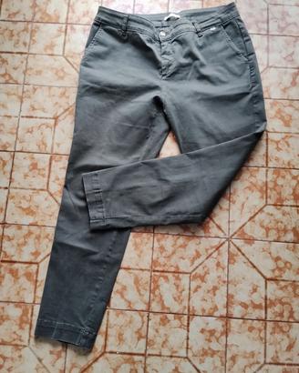 Pantaloni uomo verde scuro slim fit taglia 32 – el